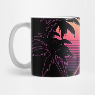 SYNTHWAVE SUN & PALMS #3 Mug